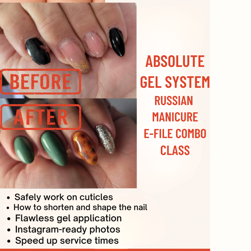 E-File/Russian Manicure Combo Class