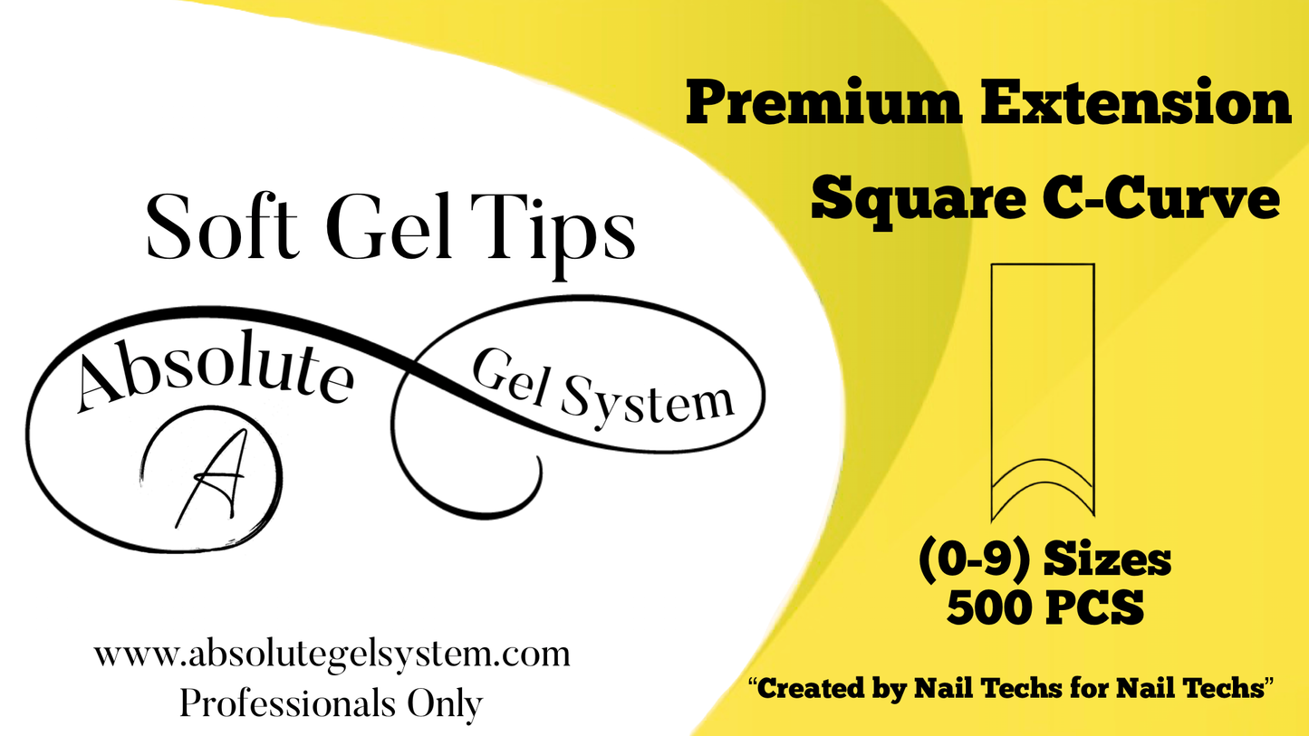 Absolute Square Premium Nail Tips (500pk)