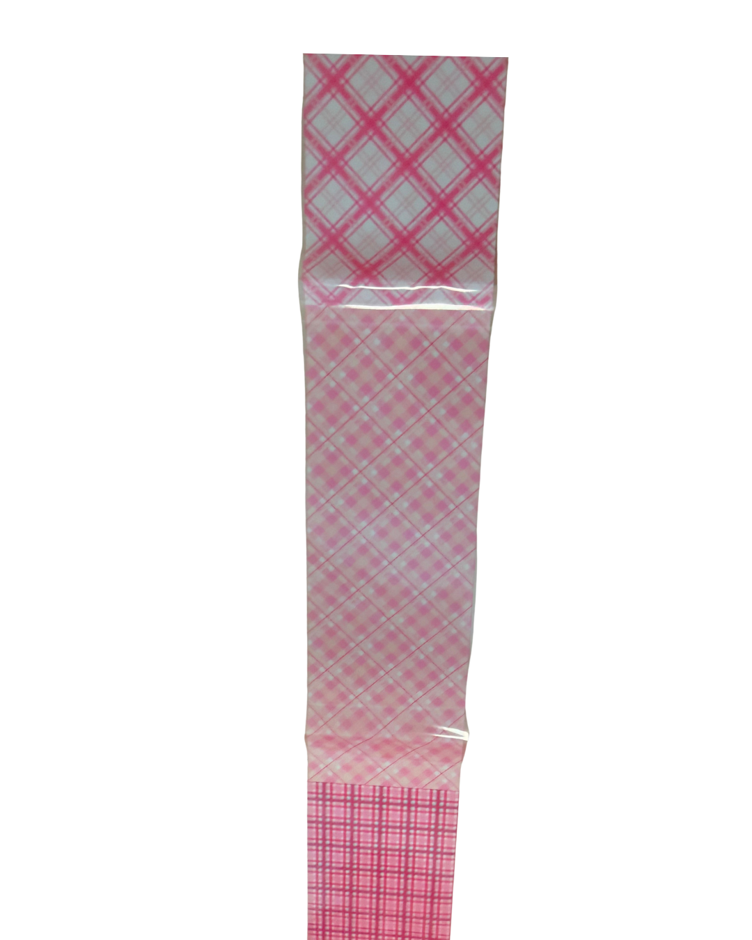 Pink plaid #7 foil