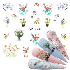 Water Decal Bouquet YZW- 3327
