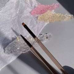 Brush Holder - Pink Crystal