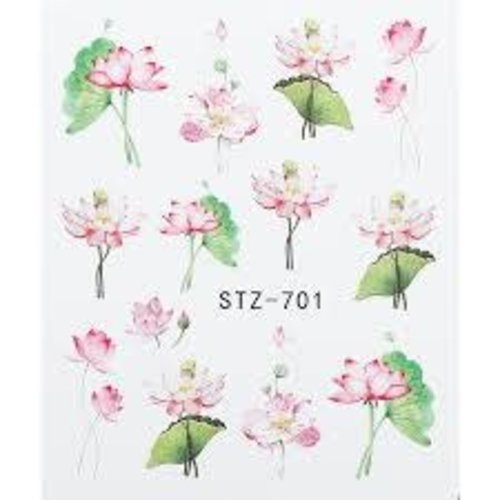 Water Decal Flower STZ-701