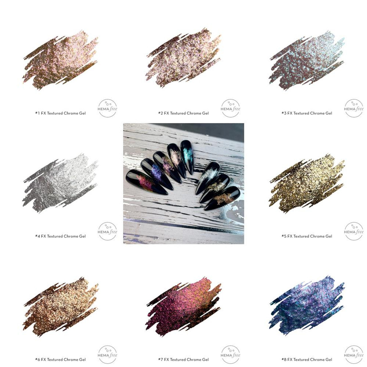 Fuzion FX- Textured Chrome Gel #2