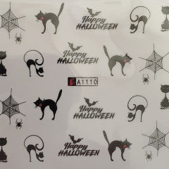 Water Decal Cat Halloween A1110