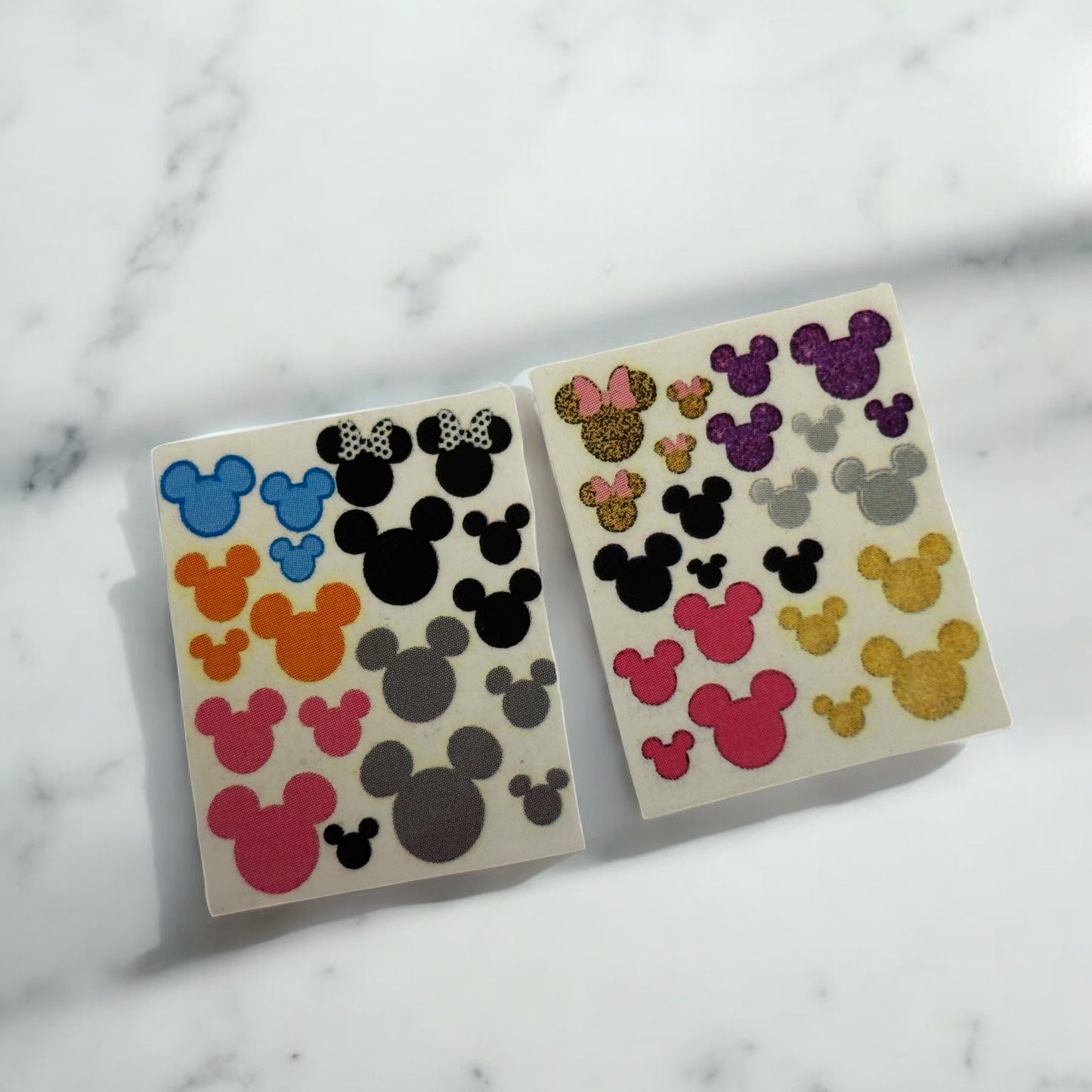 Water Decal Mickey/ Minnie 2pc small