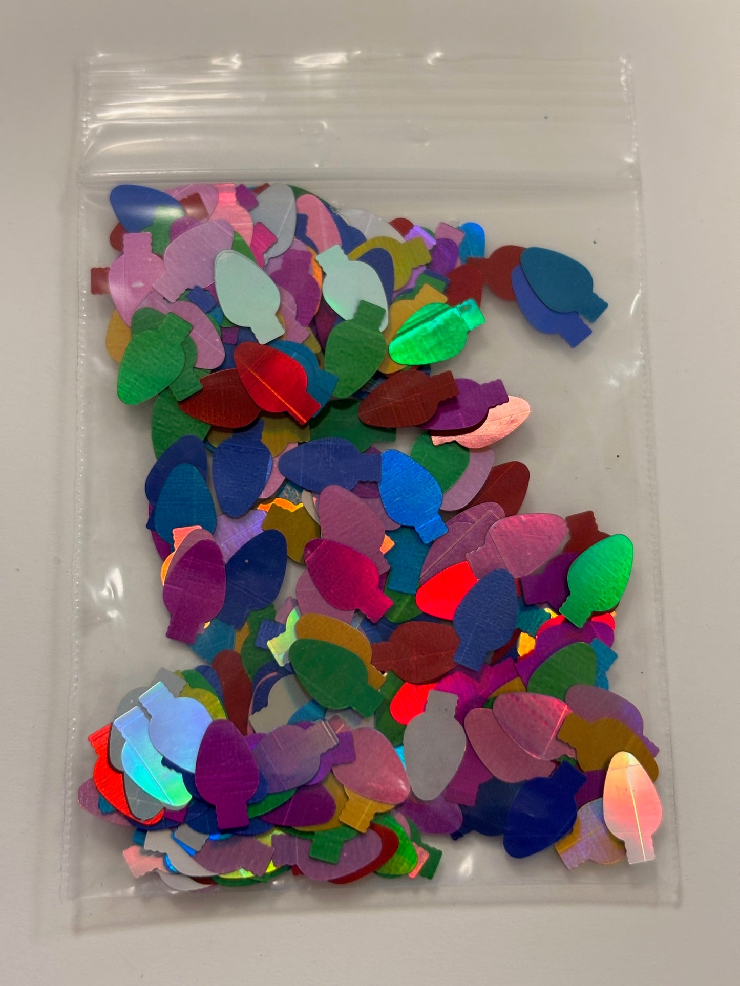 Christmas Bulb Confetti