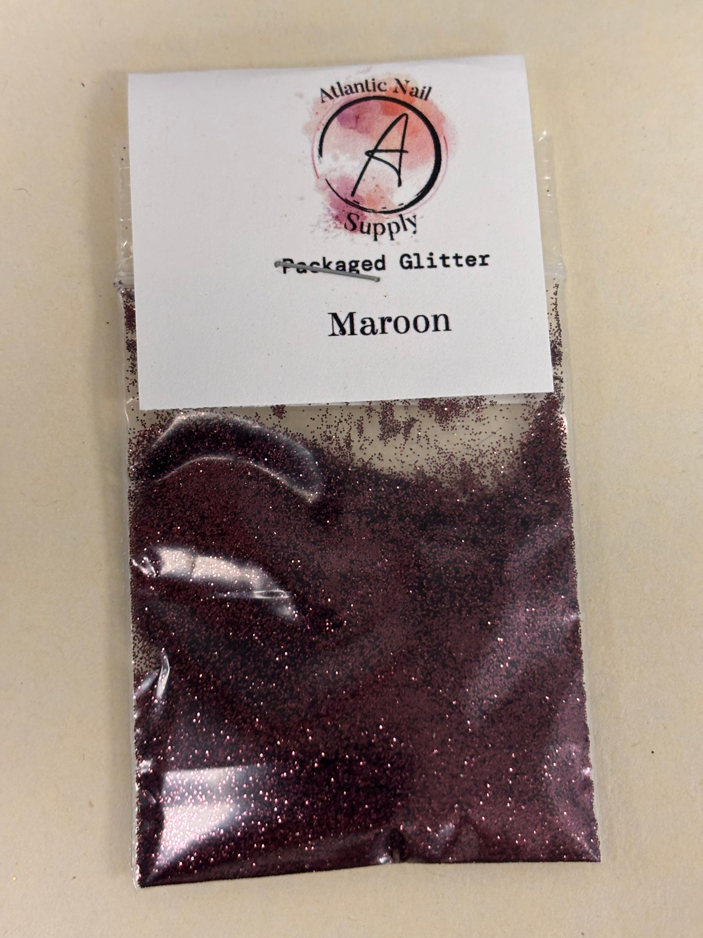 Pre Packaged Glitter- Maroon