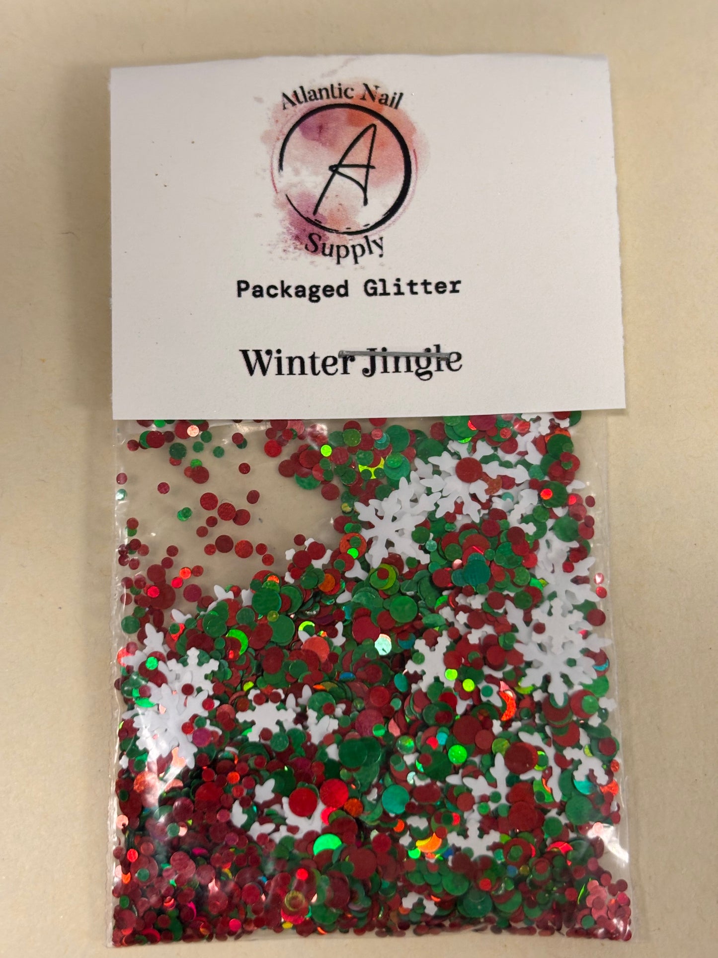 Pre Packaged Glitter- Winter Jingle
