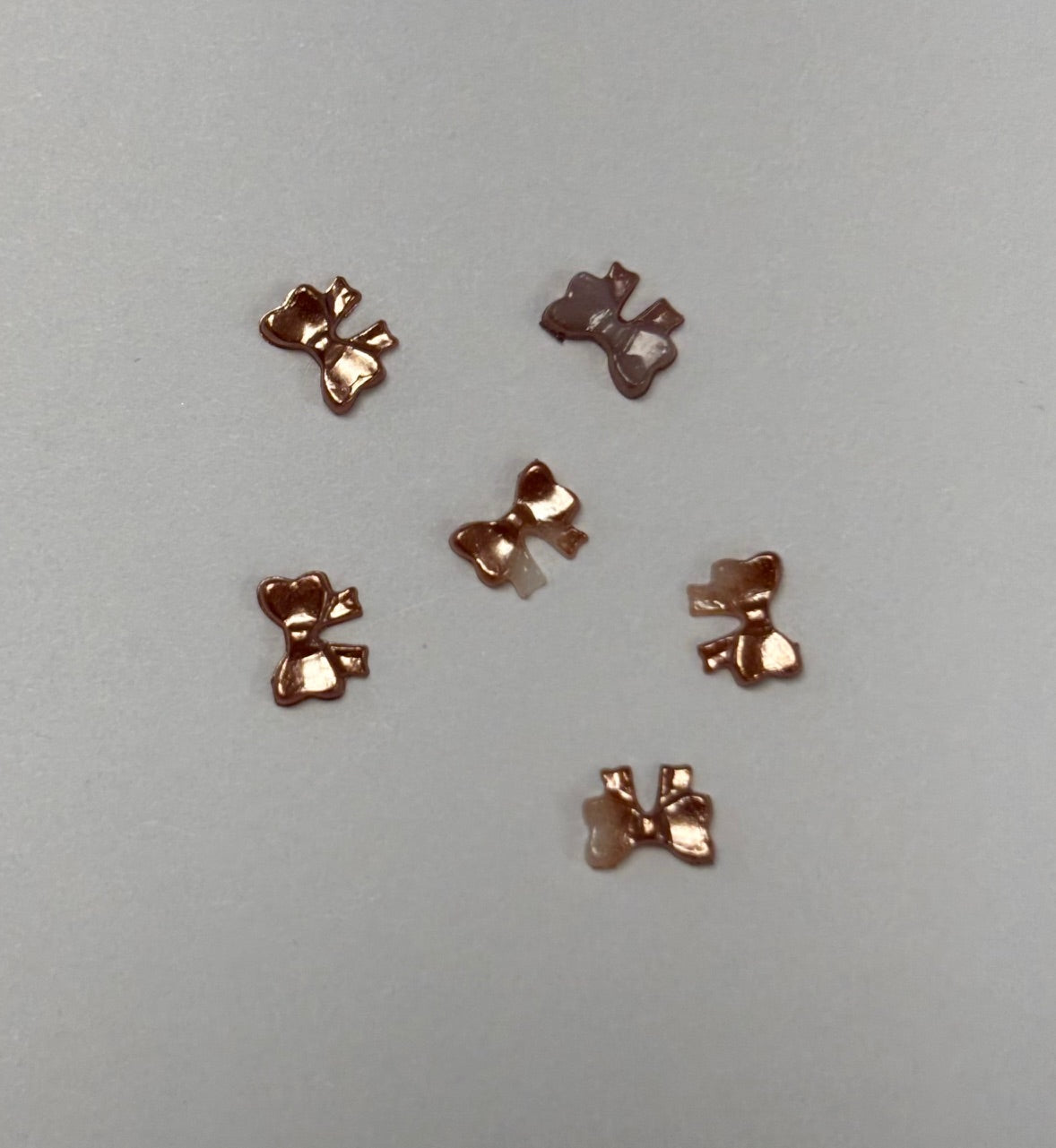 Brown Bow Charms 5mm (Plastic)