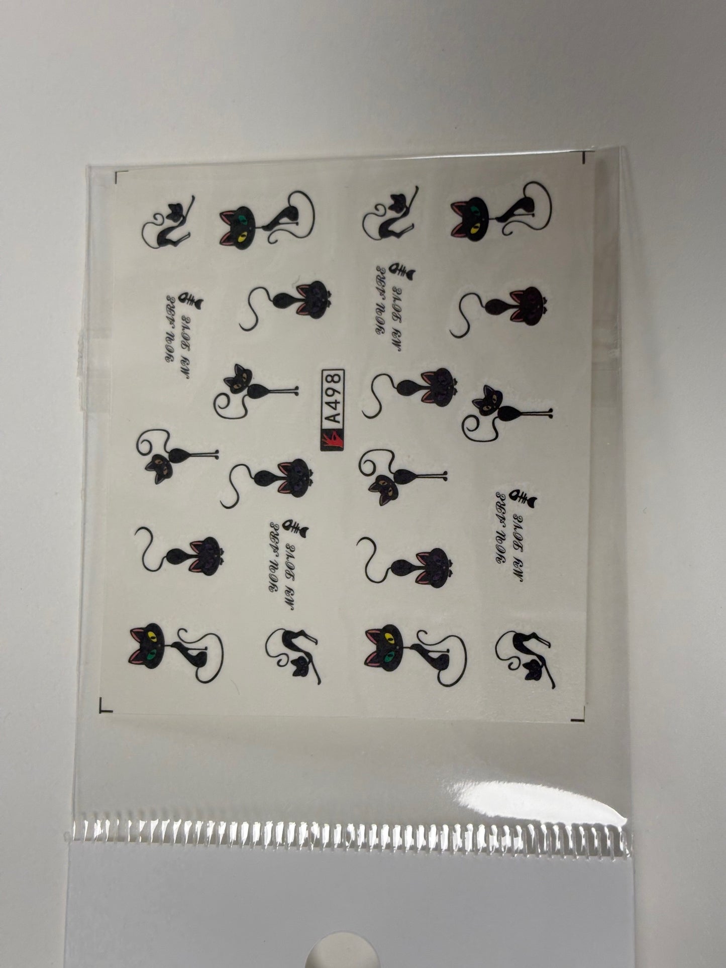 Décalcomanies eau de chat