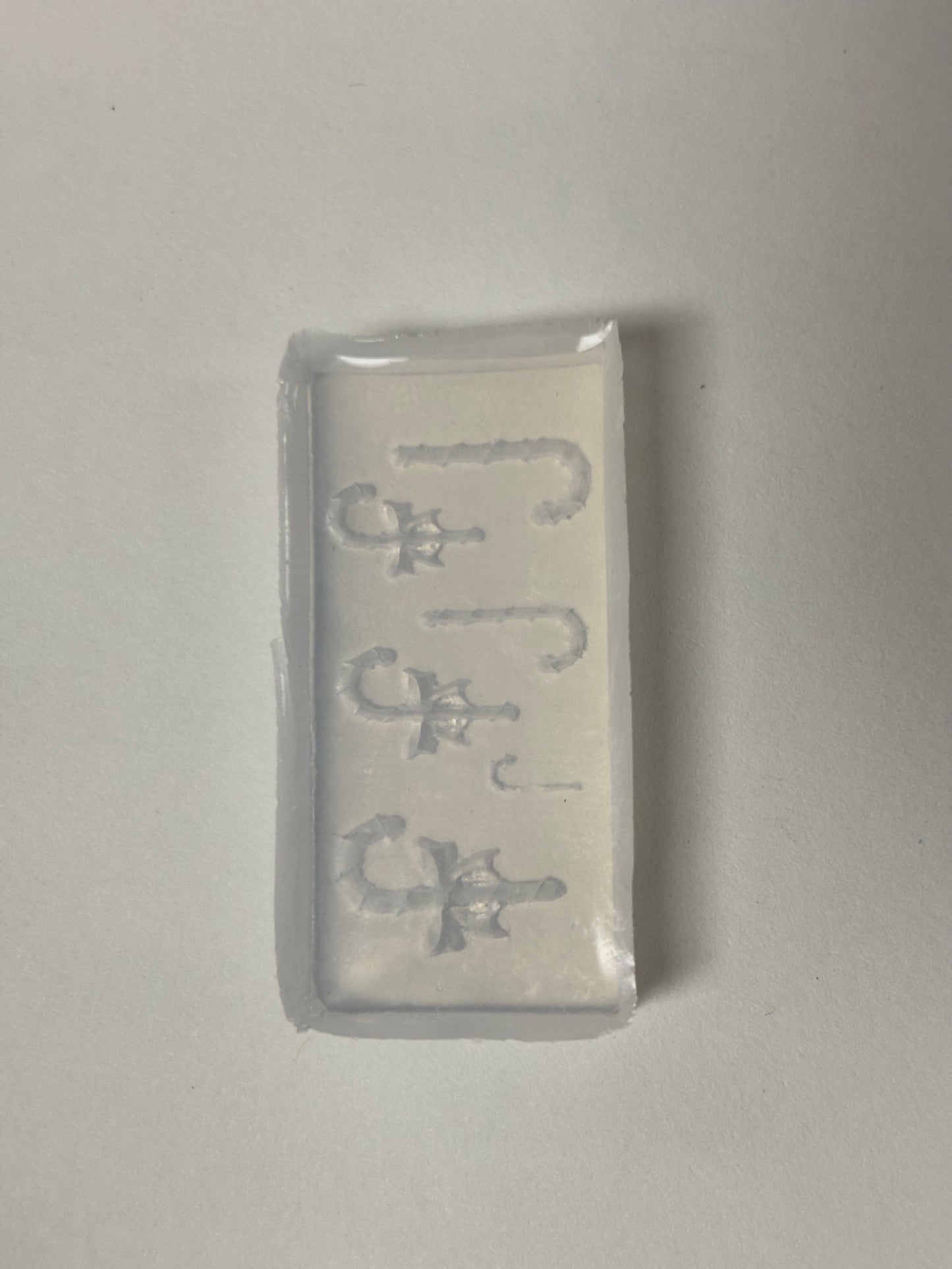 3D Silicone Sticker Mold (Candy Canes)