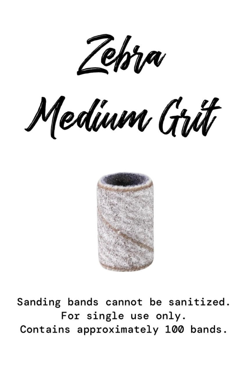 Absolute Zebra Sanding Bands Medium Grit (100pcs)