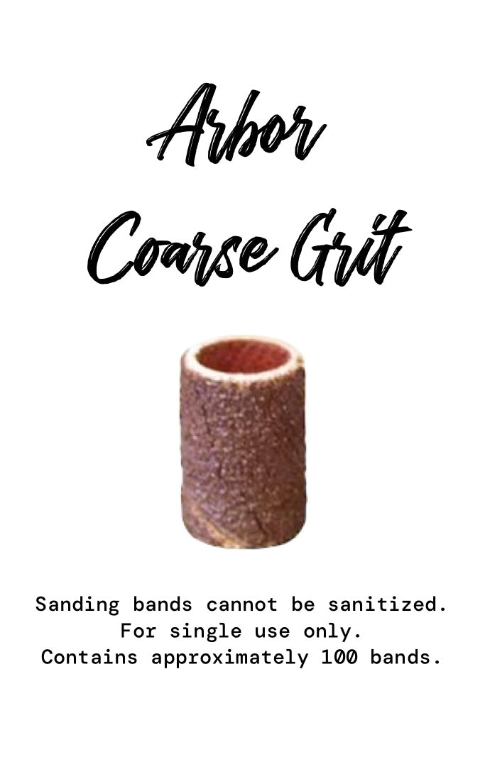 Absolute Arbor Sanding Bands Coarse Grit (100pcs)