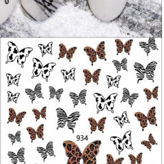 Butterfly stickers Animal Prints 934