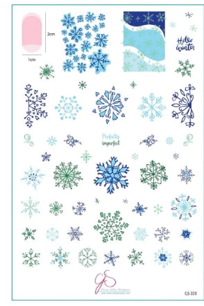 Steel Stamping Plate (14cm x 9cm) Perfectly Imperfect (CjS-328)