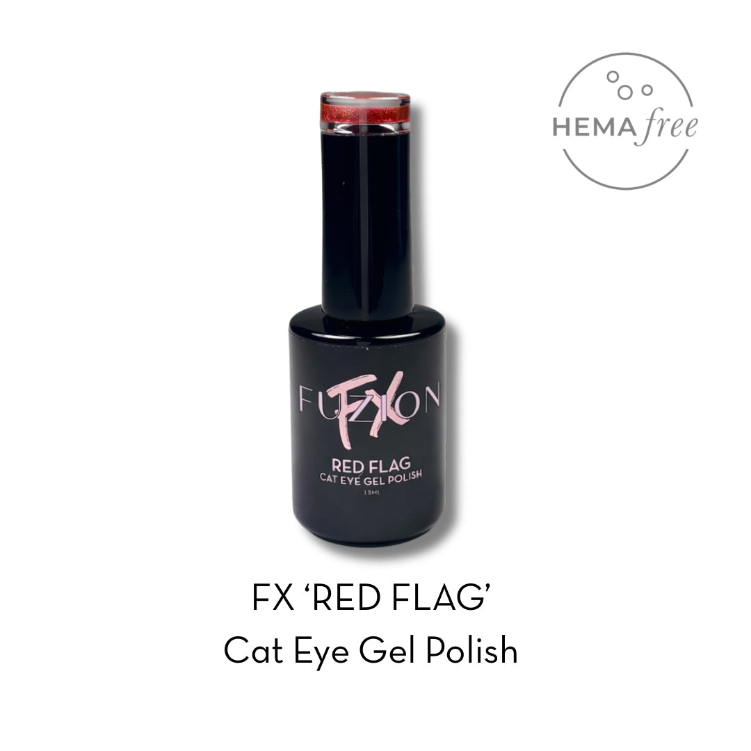 FX Gel Polish Cat Eye Red Flag 15ml