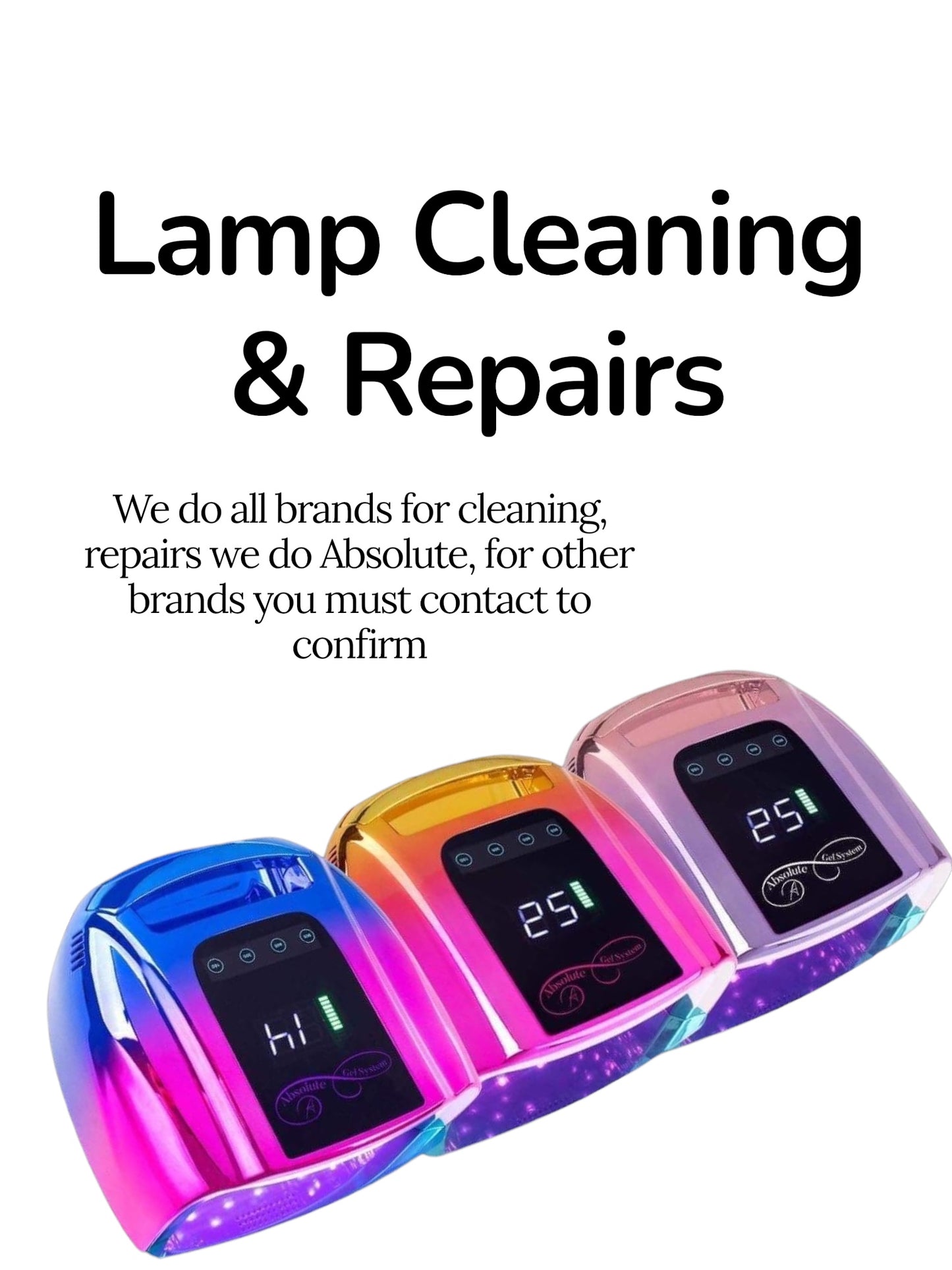 Servicing Lamp (Cleaning/Repair)