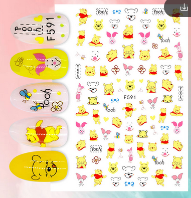 Disney Stickers Winnie The Pooh F591