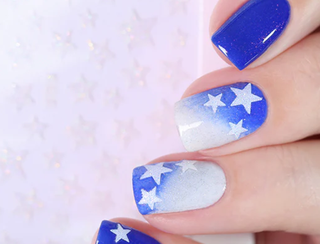 Star Stickers White BLE