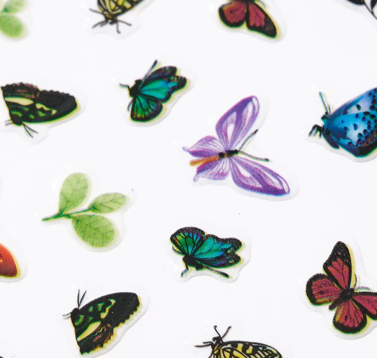 Autocollants fleurs F802