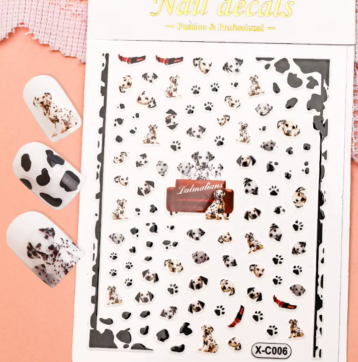 Autocollants fleurs F802