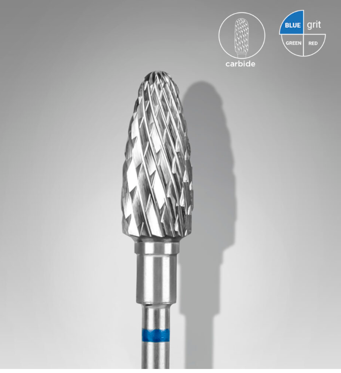 Foret à clous en carbure, « frustum » jaune, diamètre tête 6 mm / partie active 14 mm FT70Y060/14