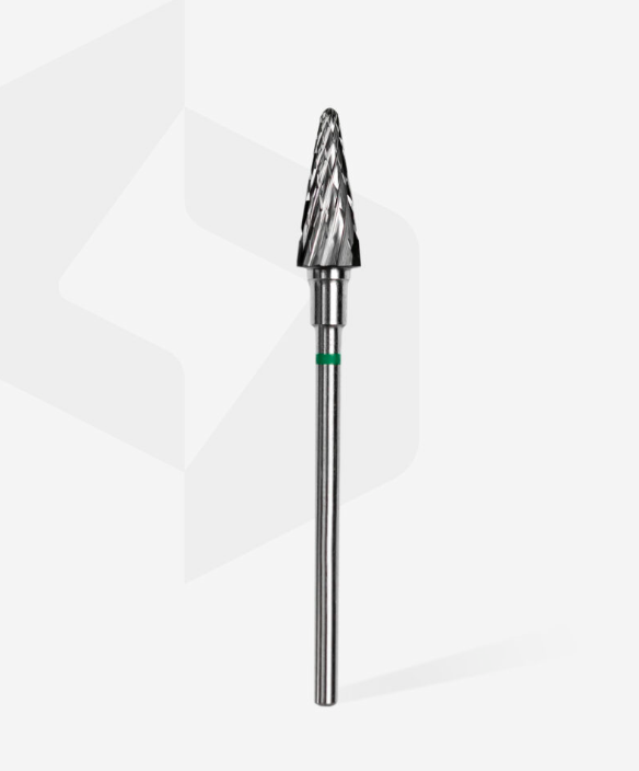 Foret à clous en carbure, « frustum » jaune, diamètre tête 6 mm / partie active 14 mm FT70Y060/14