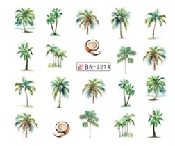 Water Decal Palm Trees BN-3214