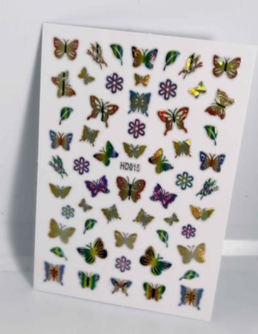 Autocollants fleurs F802