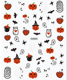 Pumpkin Stickers D0605