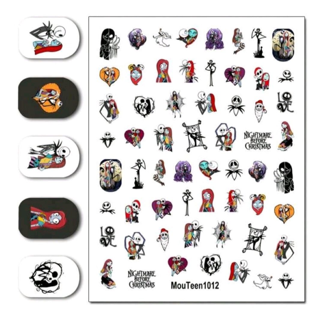 Nightmare Before Christmas Stickers MouTeen1012