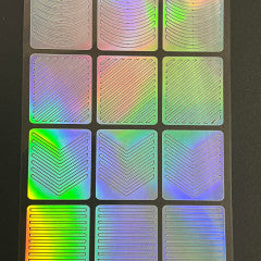 Sticker Stencil #2 (6 stickers, 1 sheet) Arrow Lines