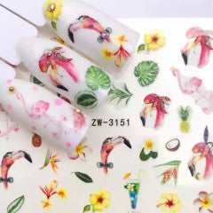 Water Decal Flamingo YZW- 3151