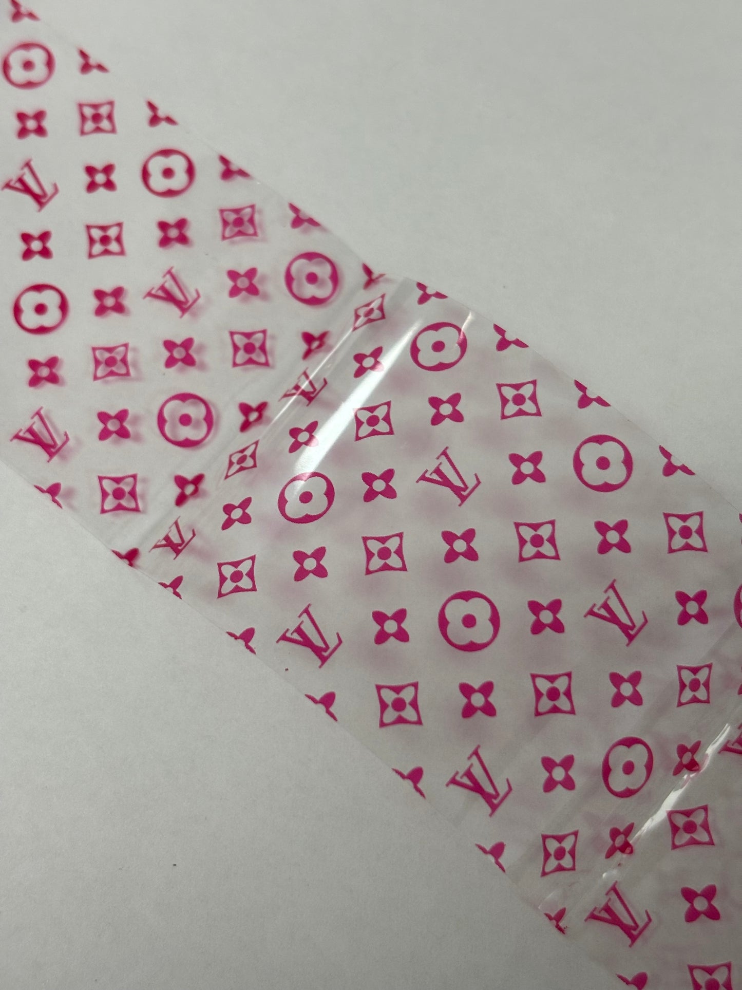 Louis Vuitton Foil Clear/ Hot Pink