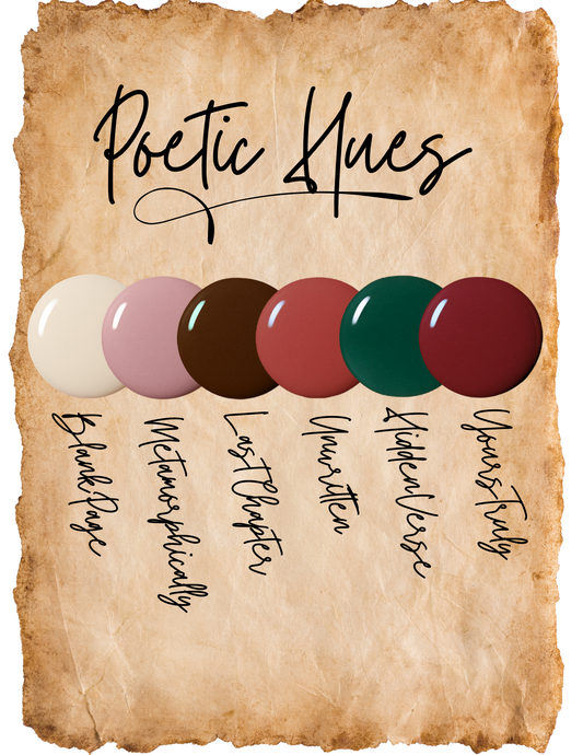 Poetic Hues Collection (6pcs) 15ml HEMA FREE