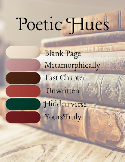 Poetic Hues Collection (6pcs) 15ml HEMA FREE