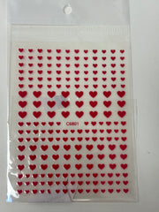 Valentines Stickers Hearts C6801