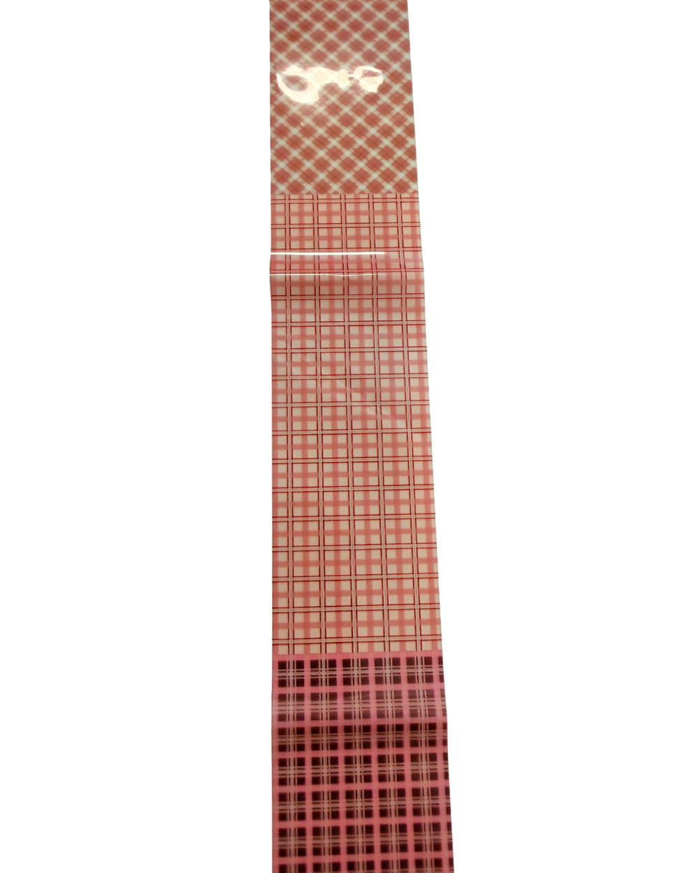 Pink plaid #1 foil