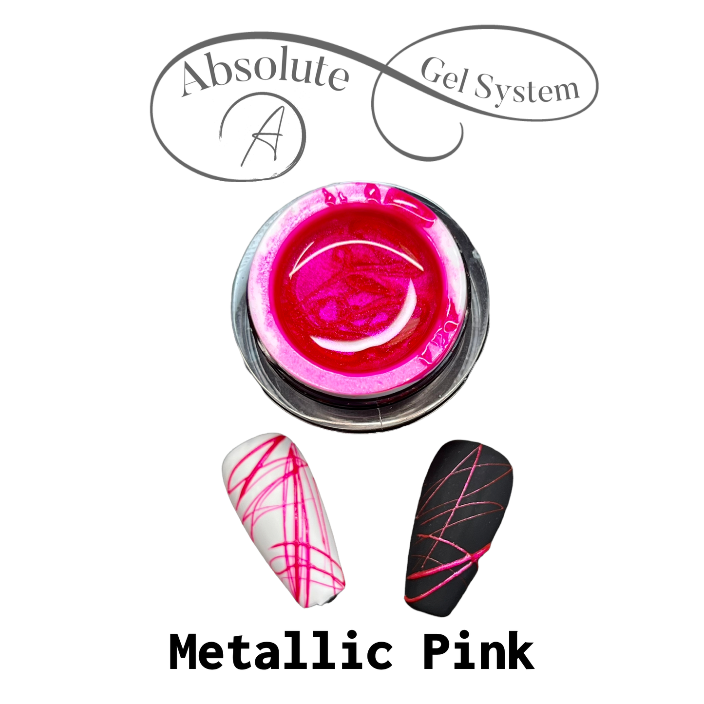 Absolute Spider Gel Metallic Pink