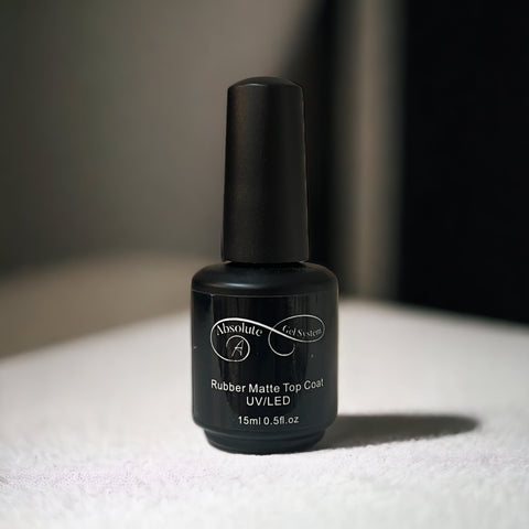 Absolute Rubber Matte Top Coat (No Wipe) 15ml