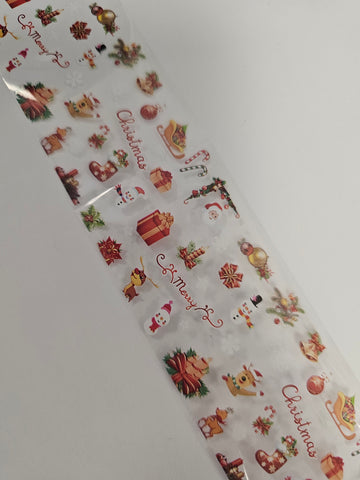 Feuille de Noël holographique 5