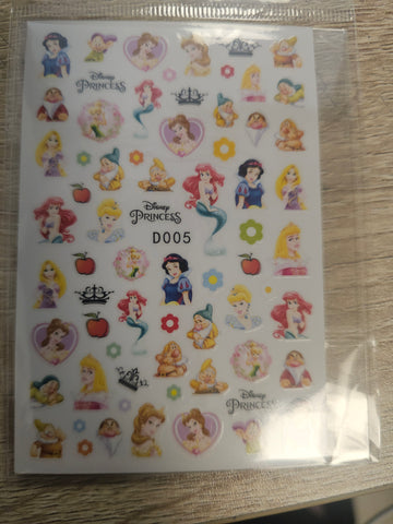 Disney Princess Stickers D0005