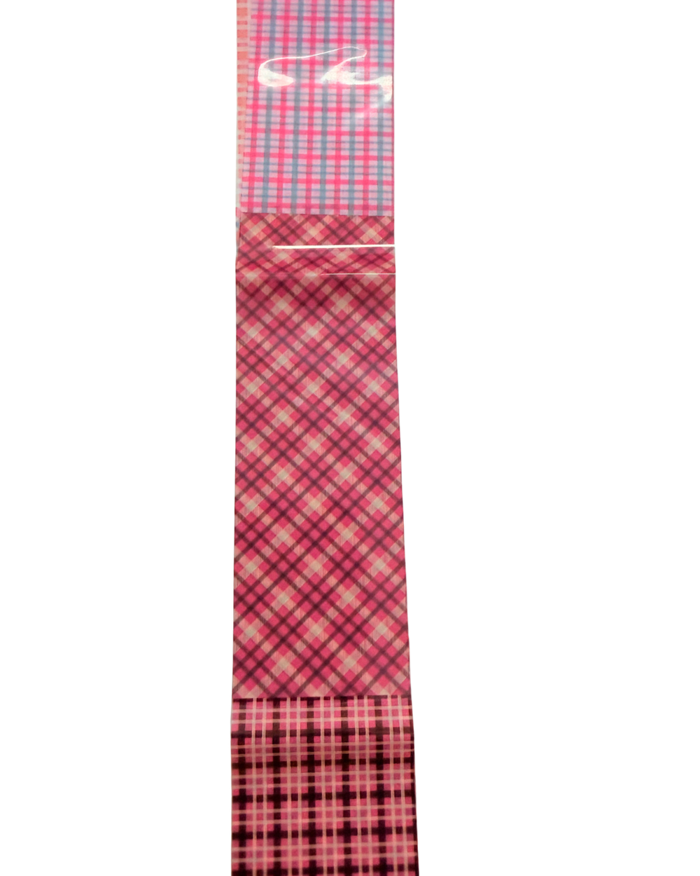 Pink plaid #3 foil