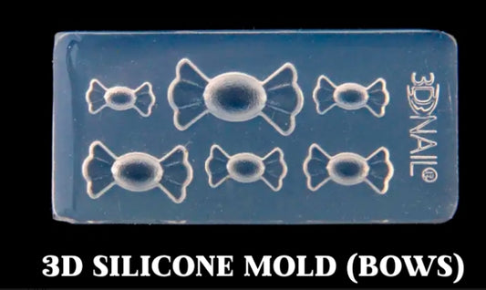 3D Silicone Sticker Mold (Bows)