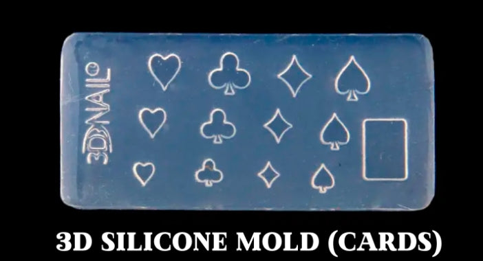 3D Silicone Sticker Mold (Cards)