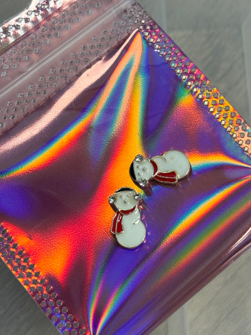 Metal Charms Christmas Snowman