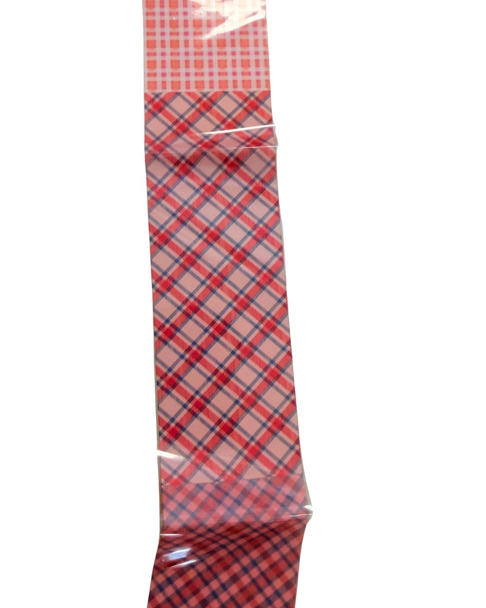 Pink plaid #4 foil
