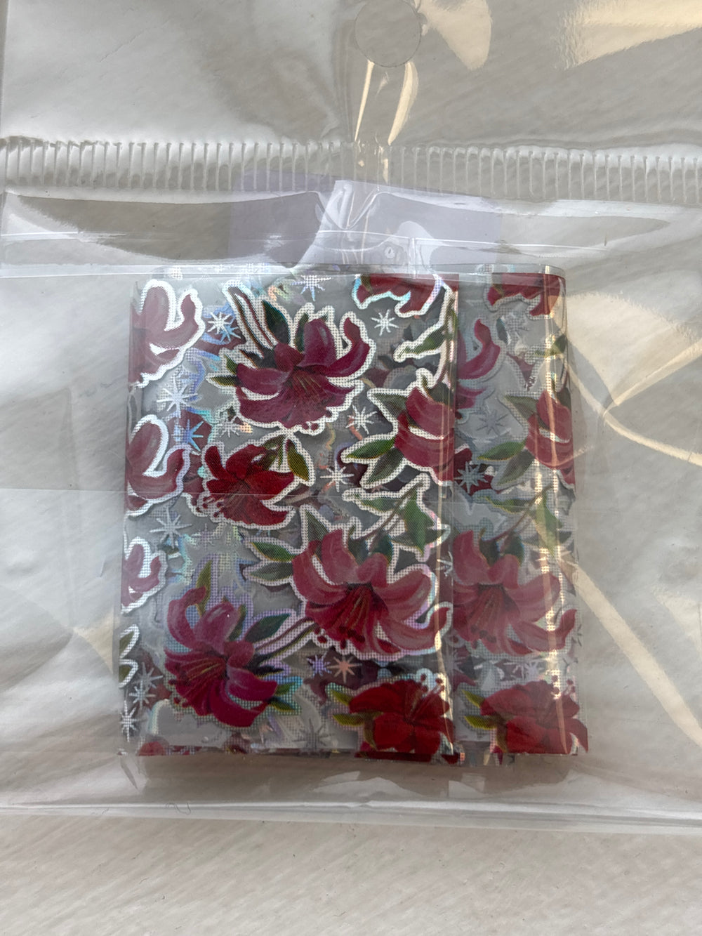 Foil Red Lily