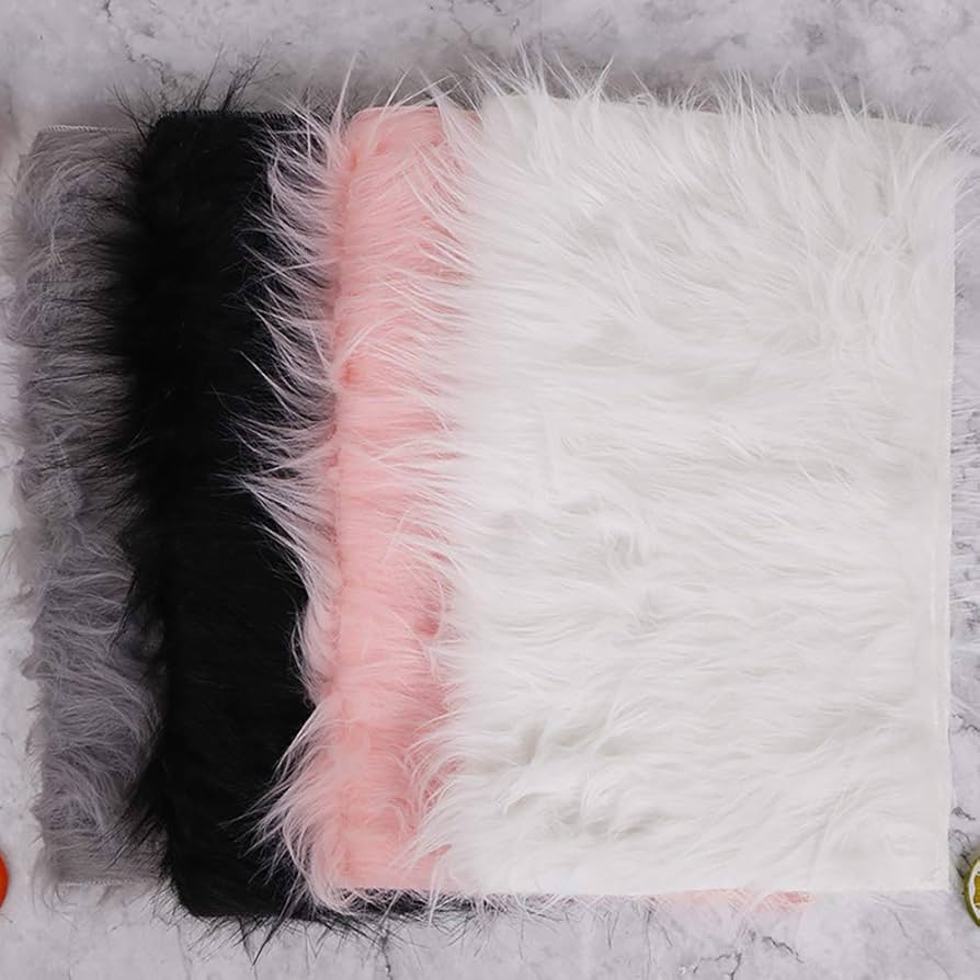 Black Fur Nail Art Background 15.5"x 19.5