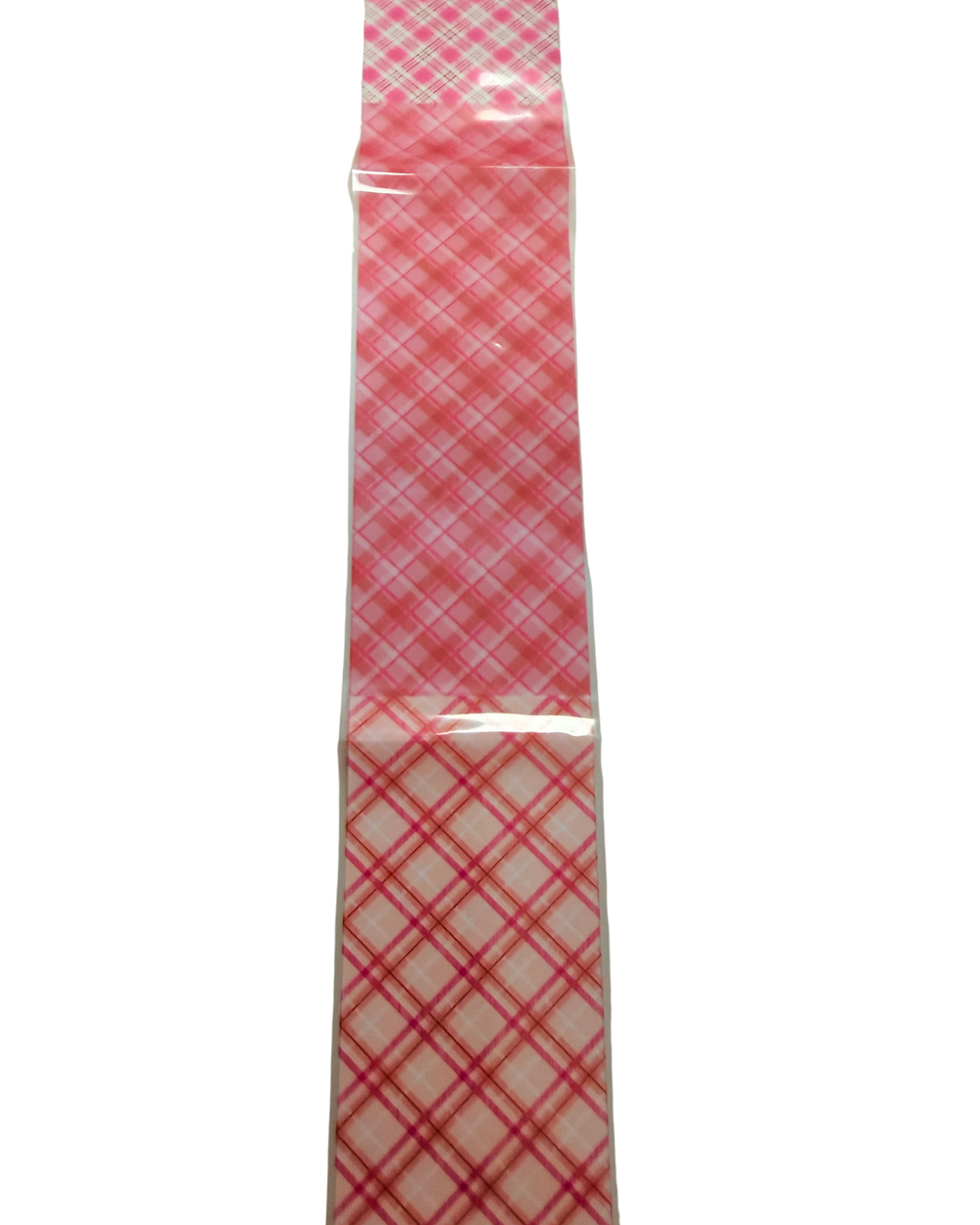 Pink plaid #6 foil